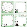 8Pcs Sticky Notes, 50 Sheets Per Pad Creative Panda Sticky Note Lovely Cartoon Students Small Note High Appearance Level Can Paste N Times Sticky Note