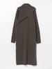 Beams Heart Layered Knit Dress Charcoal One Size (Set Item) Women's