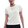 T-shirt Uni Coupe Ajustée Col Rond Manches Courtes Femme tops HV4995-133