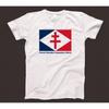 T-shirt Forces Navales de la France Libre Croix de Lorraine Drapeau Pavillon Troisième République 930