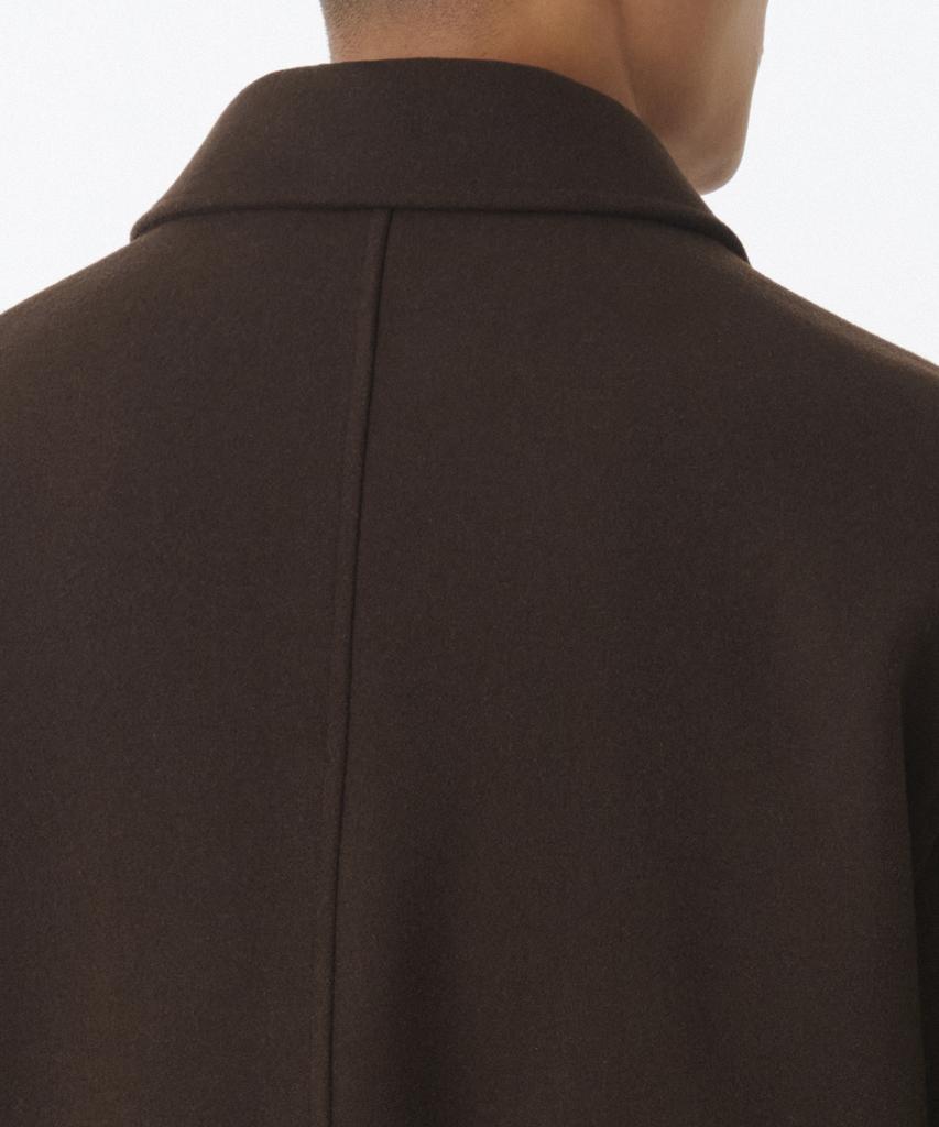 Musinsa Standard Wool Blend Minimal Blouson Jacket [Baroque Brown]