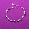 Frosted Bead Little Star Bracelet, Fashion Women Pentagram Bracelet Jewelry for Girls