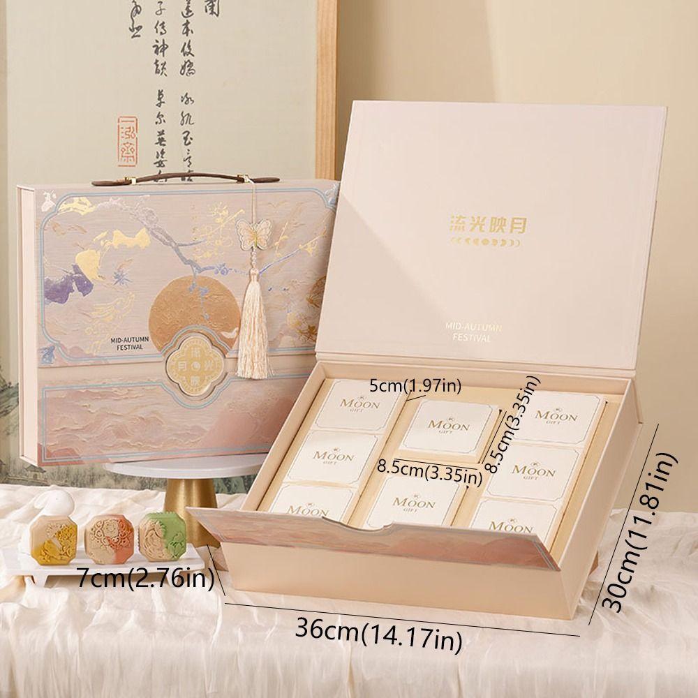 High Grade Mid-Autumn Gift Box Chinese Style Egg Yolk Crisp Packaging Box Moon Cake Box Bakery