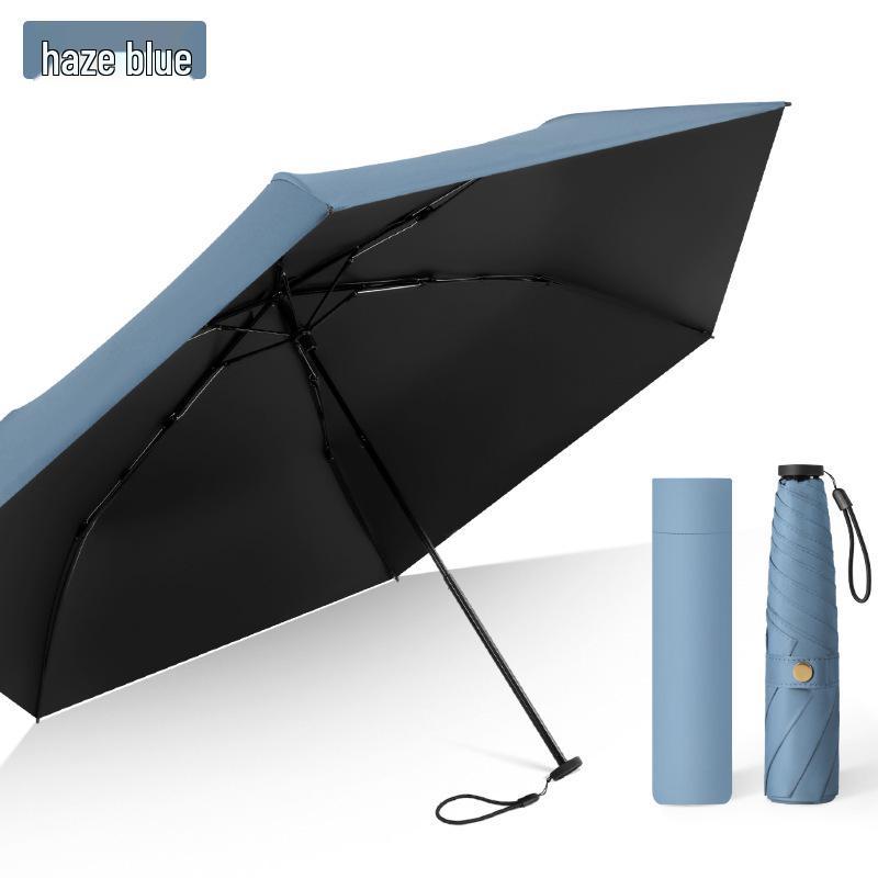 Ultra-light Carbon Fiber Sun & Rain Umbrella - Lightweight, Three-fold, UV Protective Parasol.
