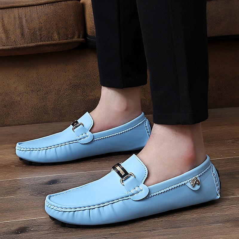 Women Comfort Flats Casual Slip On Men’s Moccasins Loafer Driving Shoes Unisex Plus Size White Shoes