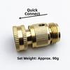 Female/MaleThread Quick Connector 3/4 Inch Thread Tap Connector  Outdoor Lawn