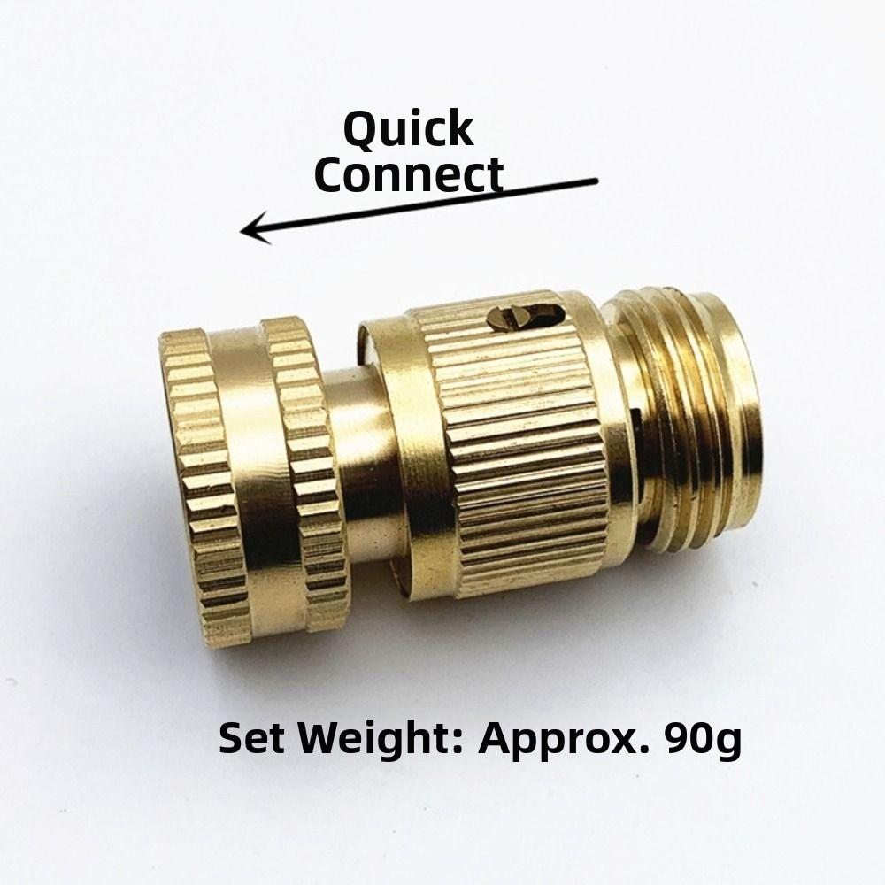 Female/MaleThread Quick Connector 3/4 Inch Thread Tap Connector Outdoor Lawn