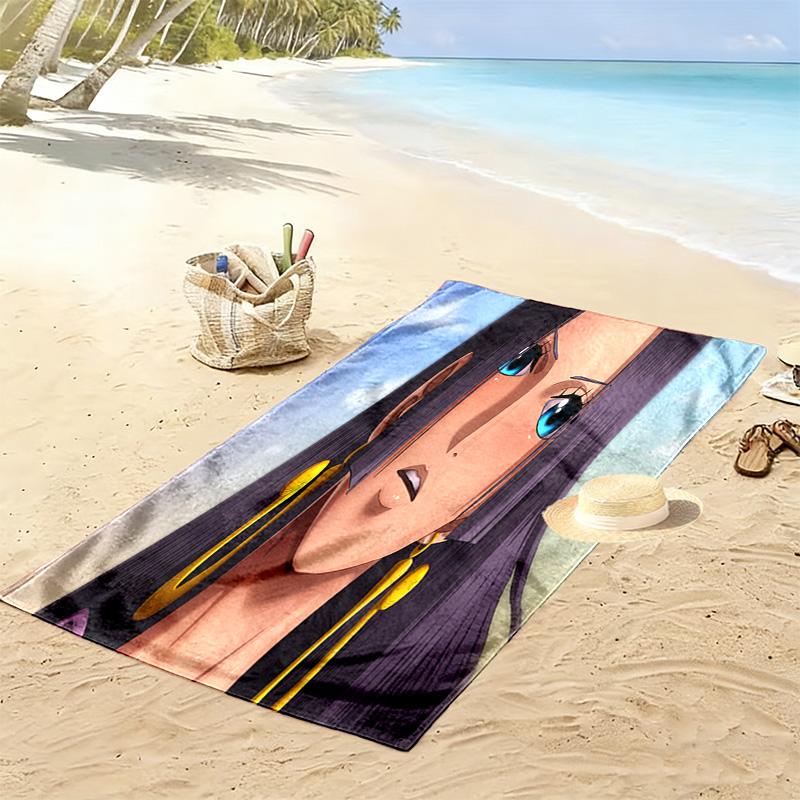 Adventurous Crew Unites Beach Towel Portable for Travel Outdoor Camping Outdoor Pool Towel Seaside Absorbent Bath Towel Printing Comfort Beach