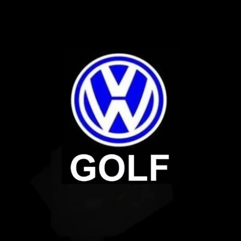 For VW VOLKSWAGEN New For VW Volkswagen Passat CC Lamando Touran Touareg Tiguan Eos Golf Car Door Logo Courtesy Lamp Laser Proje