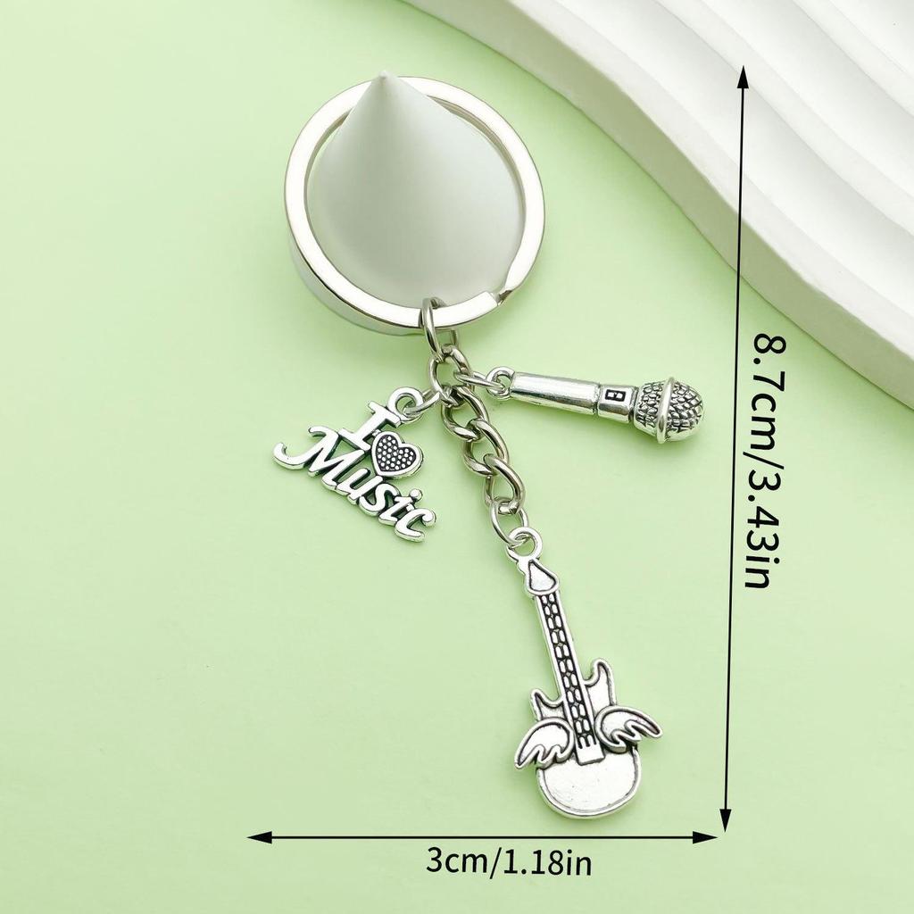 3D Acrylic Headphone Keychain - Cute & Stylish Backpack Charm, Perfect Gift for Friends
