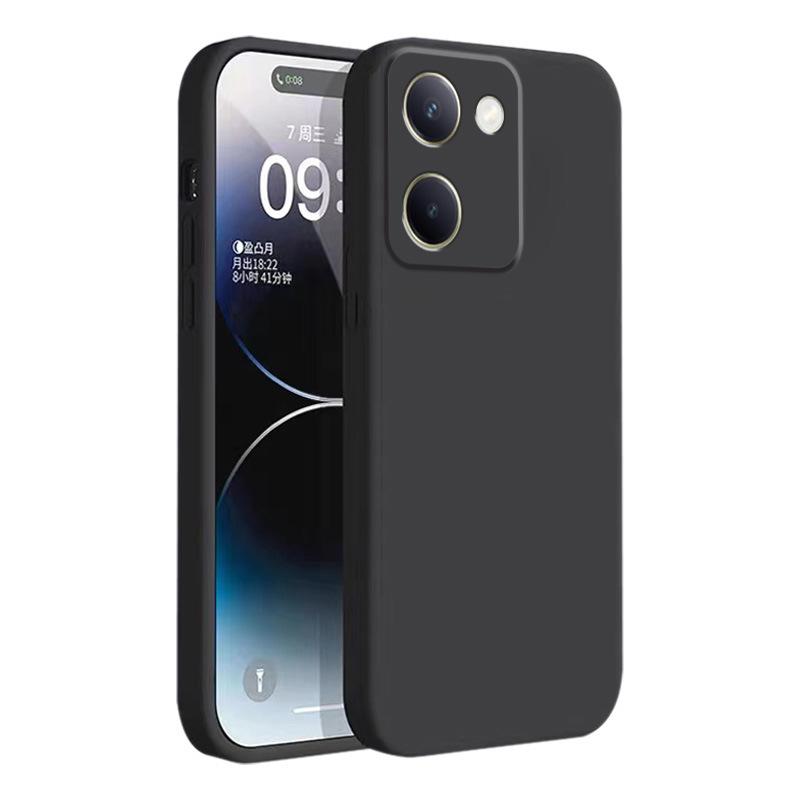 

Applicable To Vivoy100 Mobile Phone Case Protection Case Liquid Soft Silicone Full-cover Anti-fall Case for Men and Women vivoy100