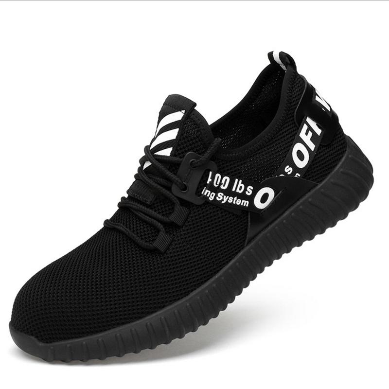 

Модные мужские рабочие ботинки со стальным носком, легкие, противоударные, противоскользящие, защитная обувь -10 39