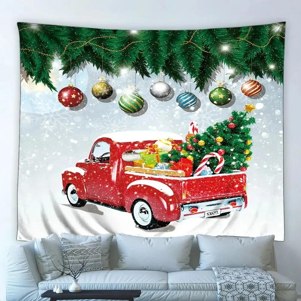 Christmas Snowman Luxury Tapestry Bedroom Living Room Home Christmas Decorative Tapestry