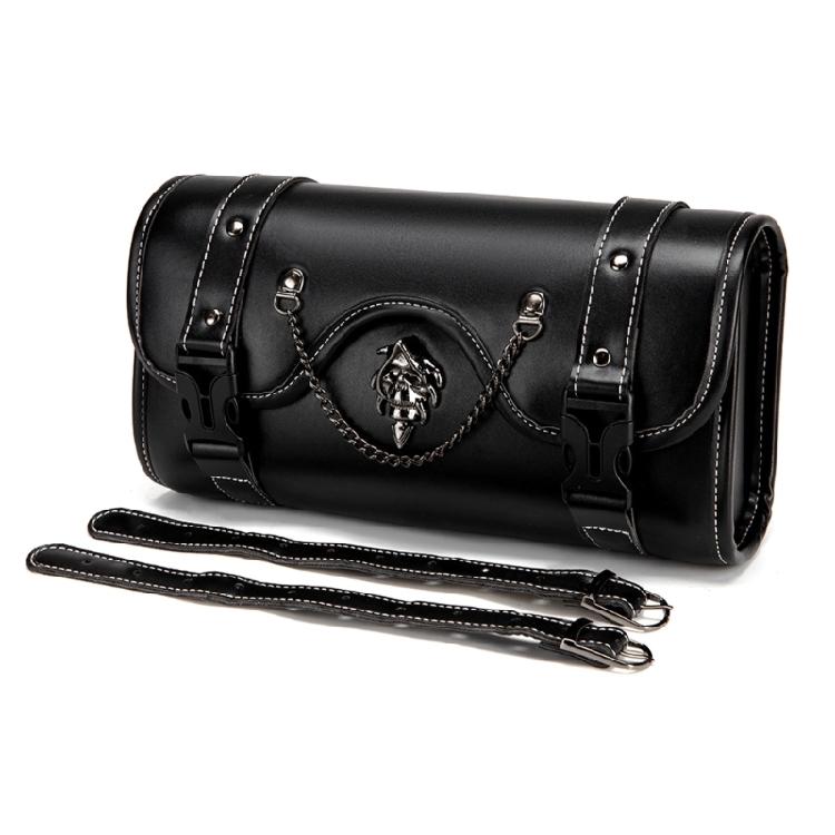 Motorbike Tool Bag Front Fork Handlebar Bag Storage Pouch Universal Bag Motorcycle Front Bag Vintage Saddlebag