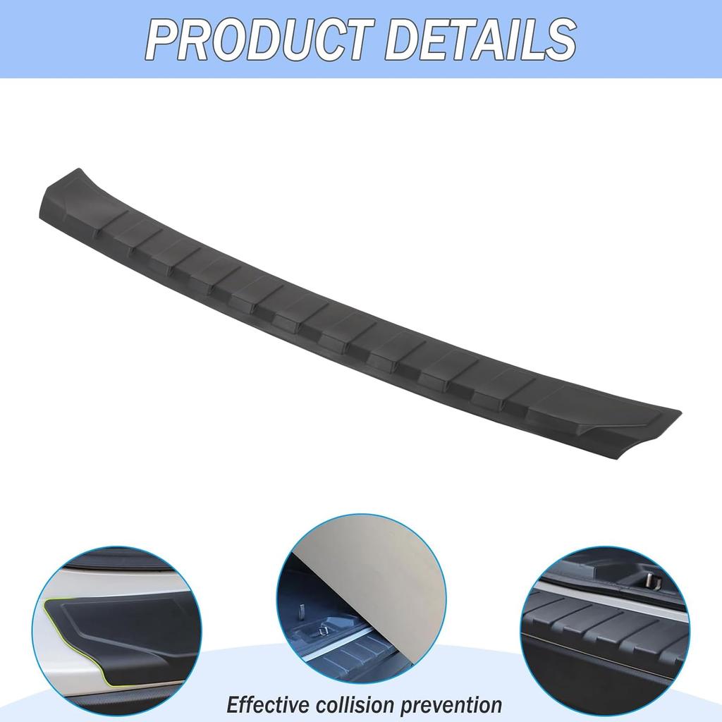 Car Rear Bumper Cover Protector Guard Compatible with Subaru XV/Crosstrek 2018-2023, Scratch Resistant Trunk Door Entry Guards, Trunk Door Sill