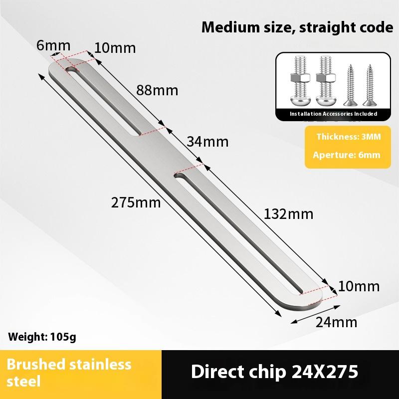 2 Stück Edelstahl Verstellbarer 90-Grad-Winkel L-Form, Eckwinkel, Mehrere Größen Geeignet für Schränke Möbel
