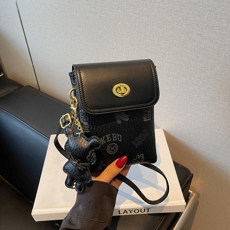 Fashion Small Square Bag Women's New Fashion Messenger Small Square Bag Niche Casual Mobile Phone Bag