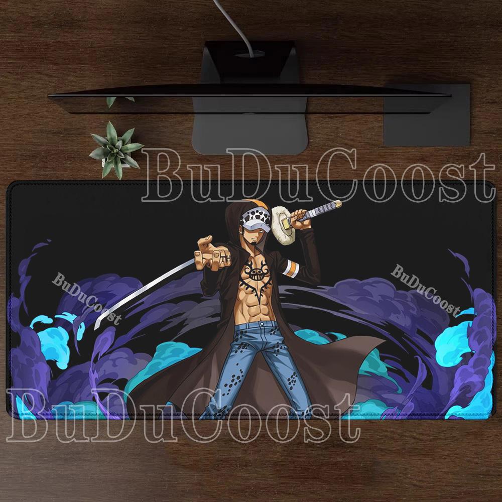 Luffy Roronoa Zoro One Piece Gaming XXL Mouse Pad anime HD printing Mousepad PC Keyboard overlock Non-Slip base Office Desk Mat