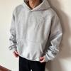 Unisex Retro Lightning Embroidery Hooded Sweatshirt - Loose Fit for Spring and Autumn