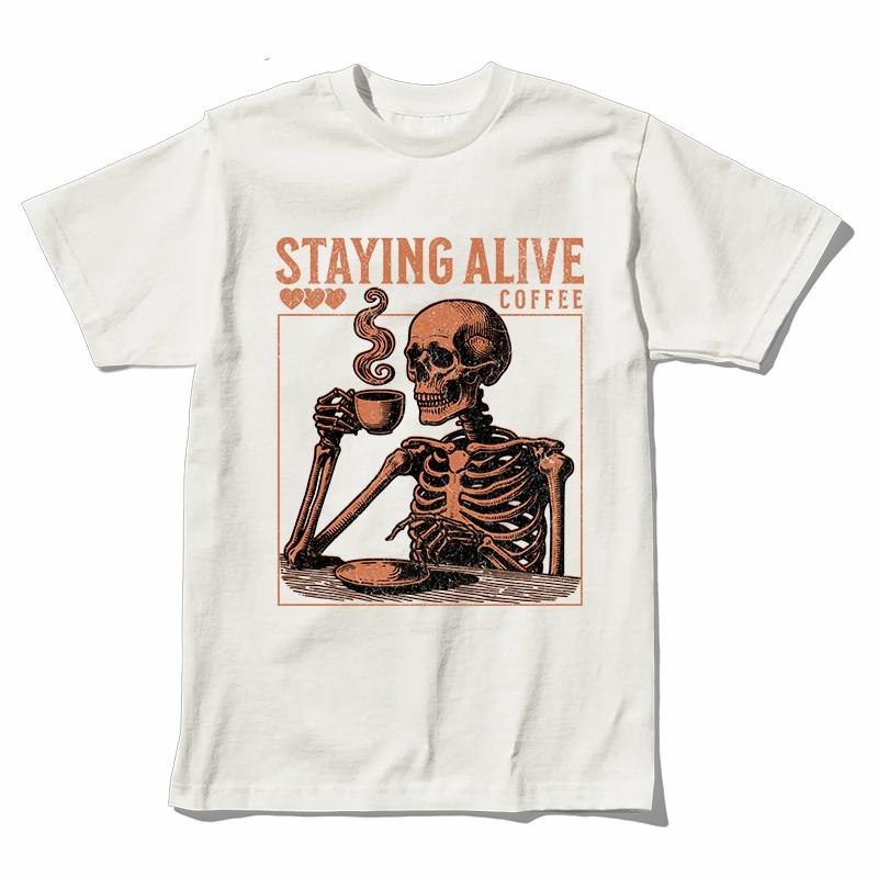 

Coolmind U0020-T2 Skull Exclusive Graphic Men Tshirt Big Size Cool T Shirt Men Unisex Tee Shirts Tops S