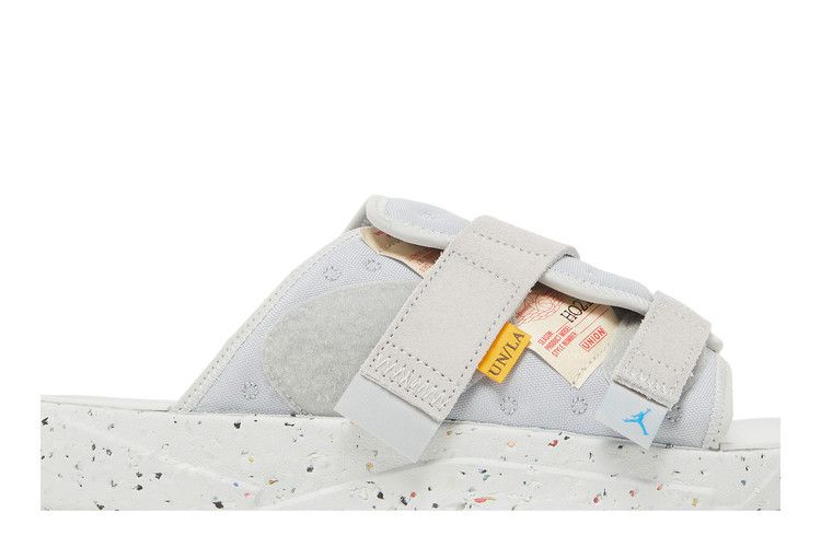Men's Slides Jordan Crater Slide Union Future is Now Grey Fog/Siren Red-Light Smoke Grey