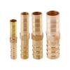 10Pcs Brass Pipe Repair Barbed Fittings Corrosion Resistant Brass Tube Adapters Upgrades for Plumbing System Maintenance