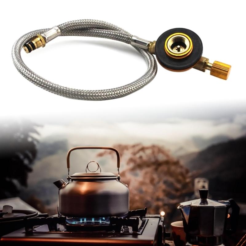 Gas Refill Fuels Valves Connector Extension Hose Outdoor Gas Stove Pipe Flexible Furnaces Switches Gas Stove Adapter