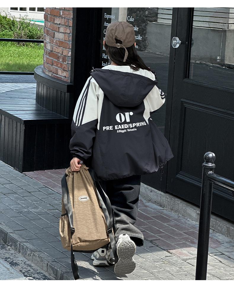 Girls' Autumn Windproof Rainproof Casual Top Jacket 2025