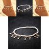 European Style Summer Foot Jewelry With Alloy And Crystal Tassels For Women