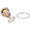 Kijima Motorcycle Bike Parts Wire Lock Drain Bolt Steel Honda/Yamaha/Kawasaki Thread Diameter 12mm Pitch 1.5mm Thread Length 12mm Flat Diameter 17mm 1