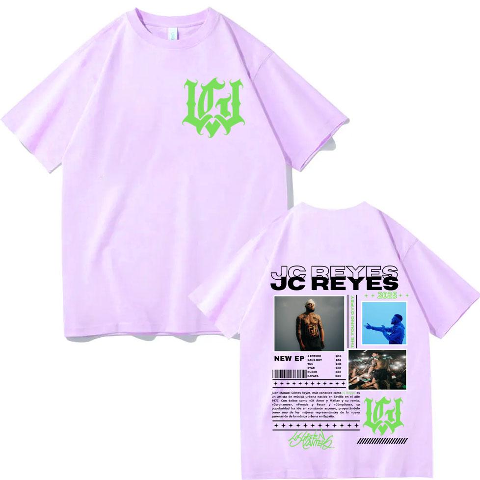 Rapper Jc Reyes Tour 2025 Merch T Shirt Unisex Unisex Harajuku Hip Hop Pop Music Tshirt Summer Fashion Casual Short Sleeve Tshirts