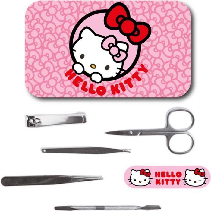 Kit de manucure - CERDÁ LIFE'S LITTLE MOMENTS - Hello Kitty - Étui métal - Outils inox