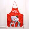 Christmas Decorations Fabric Printed Santa Claus Christmas Apron Christmas Party Atmosphere Decorations
