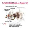 Wolframový korálek Jig Bugger Wet Nymph