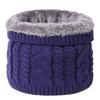 Unisex Thick Velvet Knit Neck Warmer for Cycling - Cozy and Windproof for Autumn and Winter