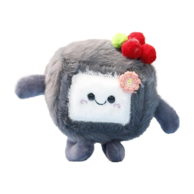 Tofu Stinky Plush Keychain Cartoon Doll Pendant Bag Decoration Toy Gifts Cute