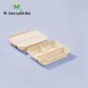 Degradable Corn Starch 3-Compartment Takeaway Containers