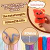 Fenrry 12Pcs Jumbo Fur Pipe Cleaners Craft Cleaners Chenille Stems Pipe for Beginners DIY Arts Craft Decorations
