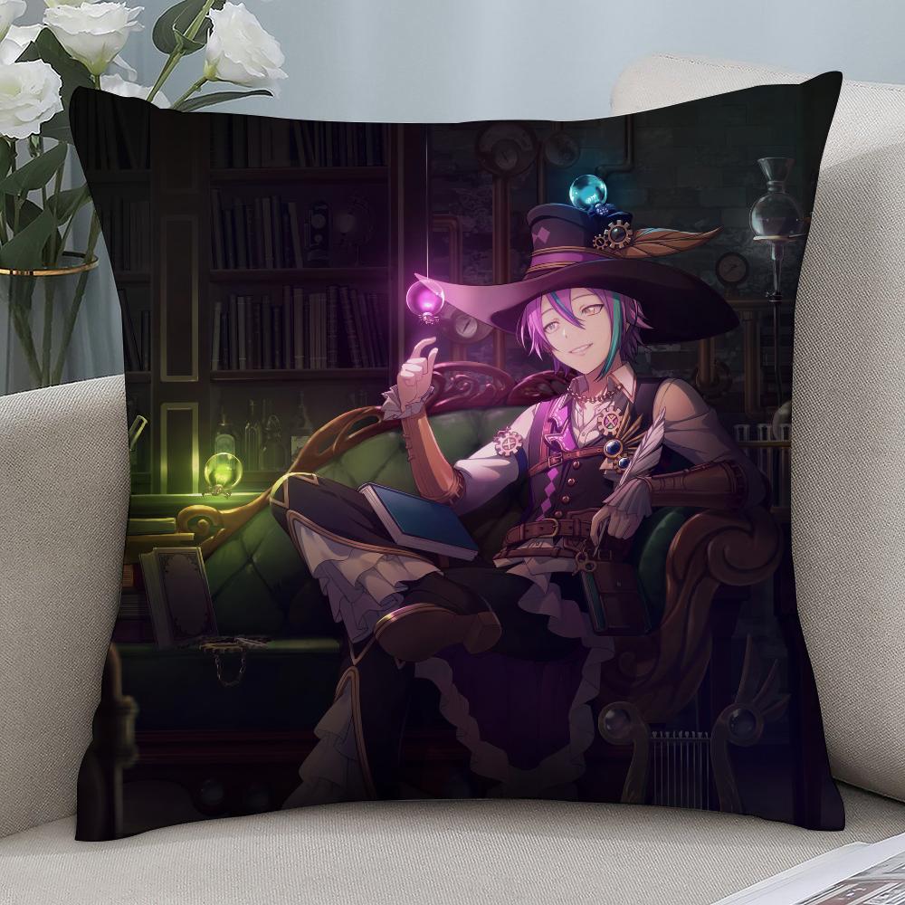 K-Kamishiro Rui Anime Pillow Case 3D Print Polyester Fiber 40*40 cm Home Sofa Throw Pillow Cover Decoration Festival Gift