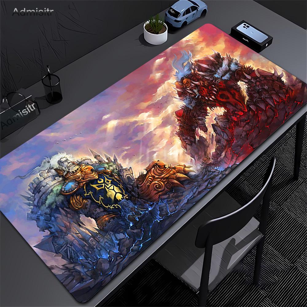 Anime Mousepad World of Warcraft Gamer Gaming Mouse Pad Pc Computer Accessories Desk Mat Xxl Game Mats Deskmat Office Mause Pads