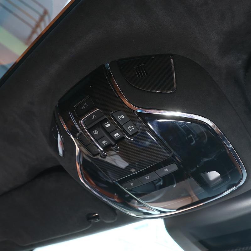 For Maserati LEVANTE Quattroporte 2013- ABS Car Reading Light Cover Trim Decoration Strips Interior Roof Lamp Frames