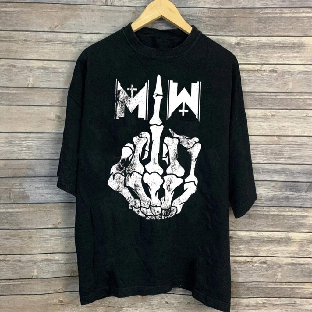 Rare Motionless in White World Tour 2023 2024 Short Sleeve Men S-5XL Shirt 1D191