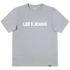 Lee Unisex Letter Print Crew Neck T-Shirt