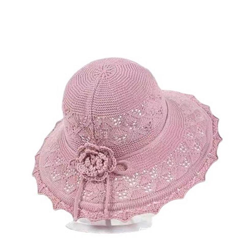 Summer Sun Hat For Women With Wide Brim And Adjustable Ribbon For Beach And Outdoor Activities