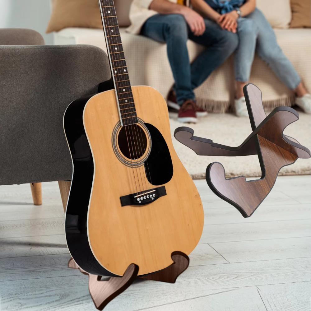 Portable Wooden Guitar Stand Stable Violin Wooden Bracket Guitar Stand Holder  Violin