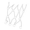 Fashionable Fishnet Rings Chain Belt Stylish Accessory for Punk and Hip Hop Lovers Sturdy Alloy Materials Daily Use