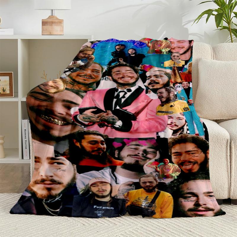 1PC Musician's Heartfelt Expression Flannel Blanket Gift, Suitable for Both Men And Women, Soft Ideal for Beds And Sofa, Birthday Or Christmas Gift