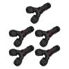 5pcs Y-Type Waterproof Wire Connector 5 Cores Socket Connector For Outdoor Dustproof Moisture-proof UV-resistant Nylon Connector