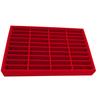 Men Women Bangle Bracelet Trays 40 Slot Compartment Box Showcase Gray