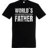 Worlds Greatest Father T Shirt Best Dad Birthday